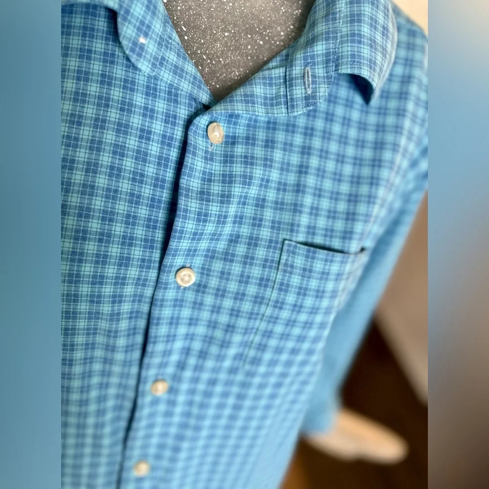 Peter Millar Men’s Blue Long Sleeve Button Down Shirt. Size XLarge - Picture 4 of 13